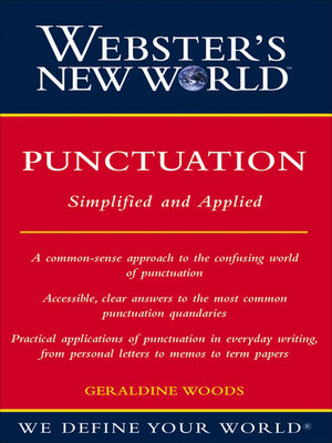 cover image of Webster's New World Punctuation